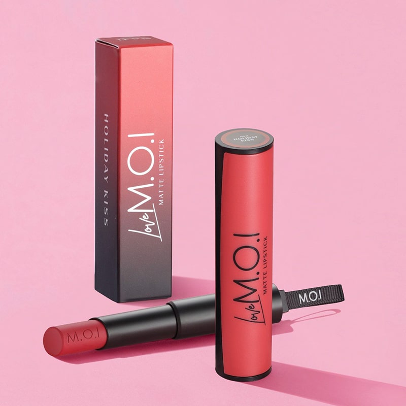 Son thỏi Love MOI Holiday Kiss-Đỏ thuần No.11