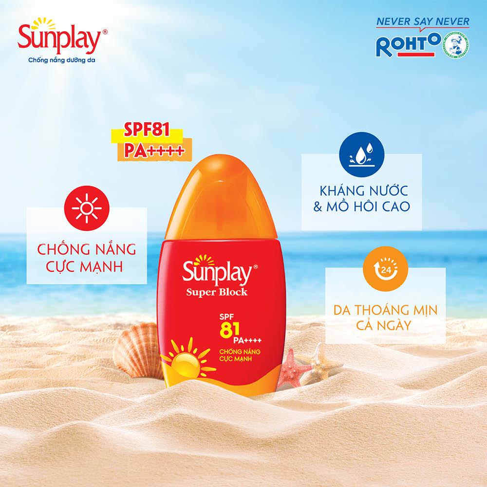 Kem chống nắng Sunplay Super Block SPF 81