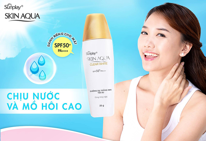 Kem chống nắng Sunplay Skin Aqua Clear White