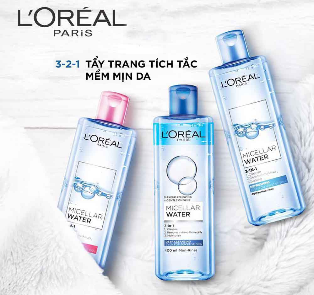 Nước tẩy trang Loreal 