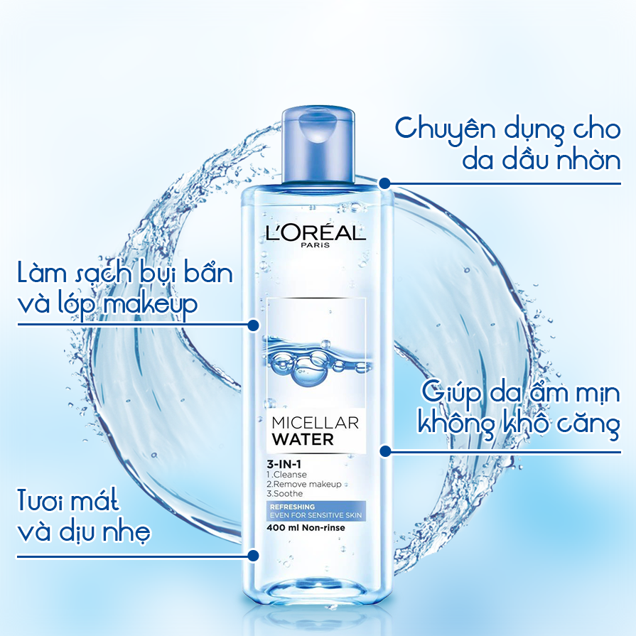 Nước tẩy trang Loreal 