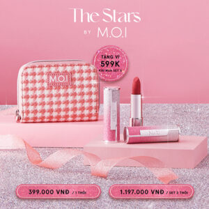 Son thỏi M.O.I Sparkling Matte The Stars (set 3)