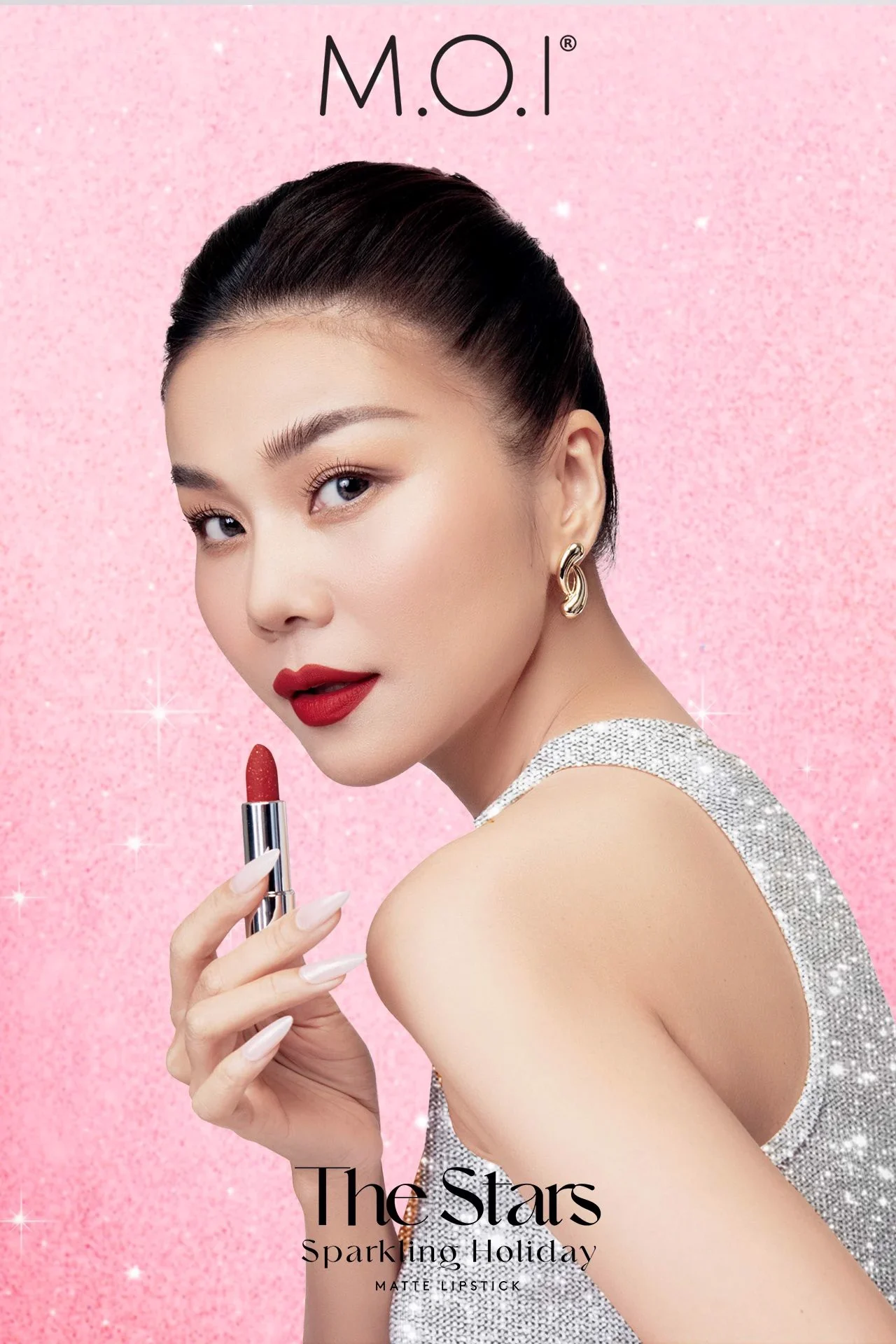 Son thỏi M.O.I The Stars No.5 Moon Light – Đỏ nhung