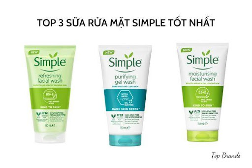 Sữa rửa mặt Simple
