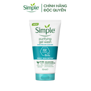 Sữa Rửa Mặt Kiềm Dầu Ngừa Mụn Simple 150ml