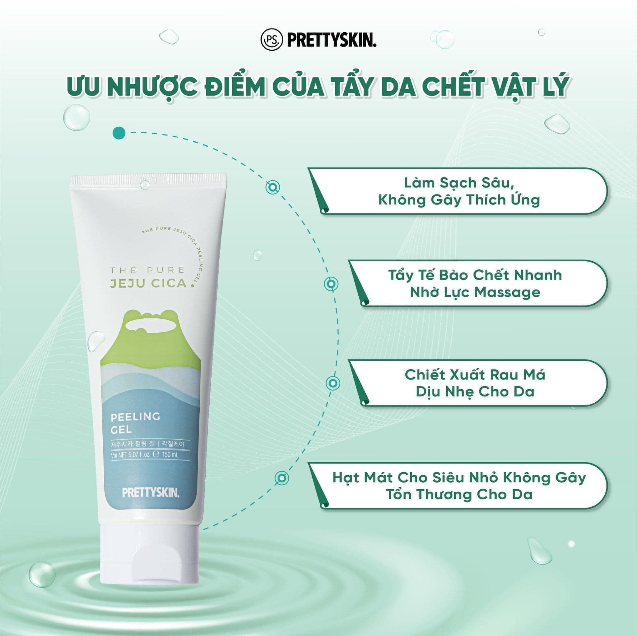 Gel Tẩy Tế Bào Chết Rau Má Pretty Skin