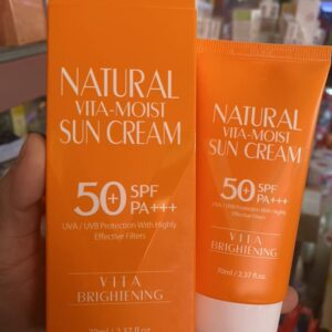 Kem Chống Nắng 3W Natural Vita Moist Sun Cream SPF 50+ PA+++ 70ml