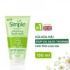 Sữa Rửa Mặt Simple Giúp Da Sạch Thoáng 150ml