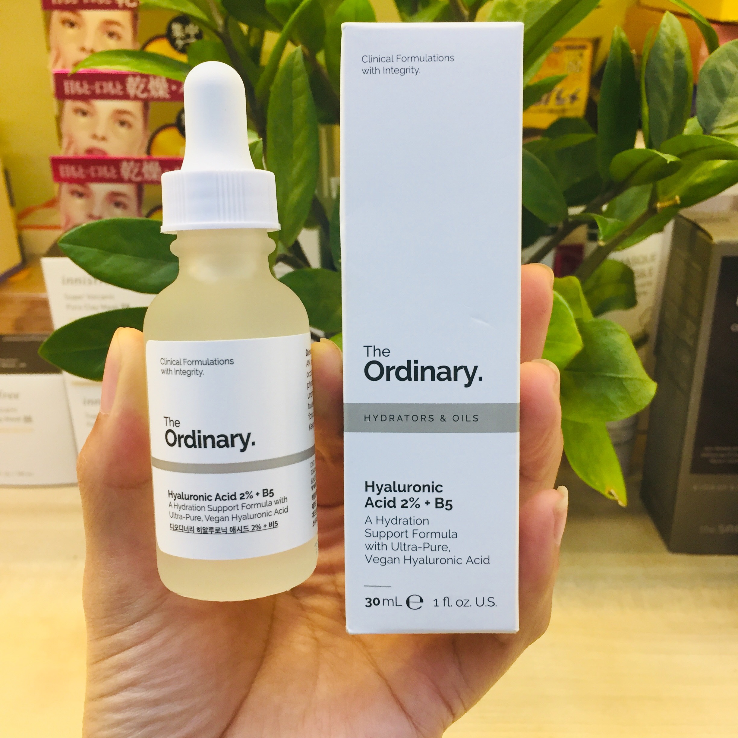 Serum Cấp Ẩm The Ordinary Hyaluronic Acid 2% + B5