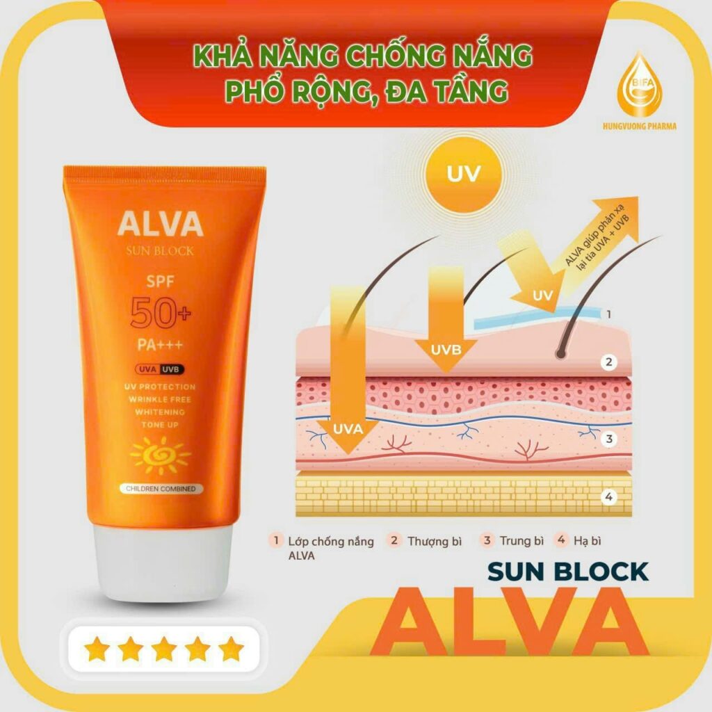 Alva Kem Chống Nắng Phổ Rộng Alva Kem Chống Nắng Phổ Rộng