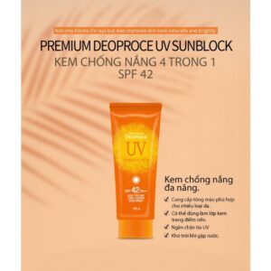 Deoproce Kem Chống Nắng SPF42 PA+++ 100g
